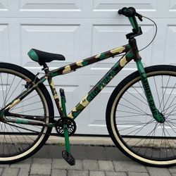 SE Army Camo Big Flyer 29 Inch BMX Bike 