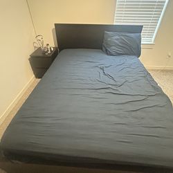 Bed Frame And Nightstand