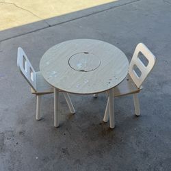 Kids Wooden Table Set