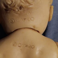 KEWPIE CAMEO 1965 JLK RUBBER SQUEAKER DOLL 13.5" T TOY FIGURAL COLLECTIBLE VTG.