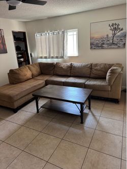 Couch, dining table, dinner table