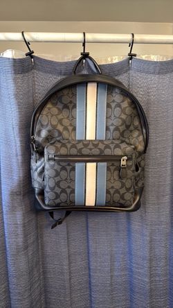 Coach Signature Backpack with Varsity Stripe