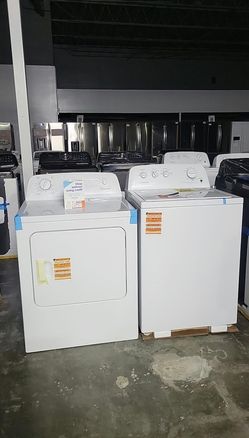 Conservator Top Load Washer & Electric Dryer Set – White, Agitator