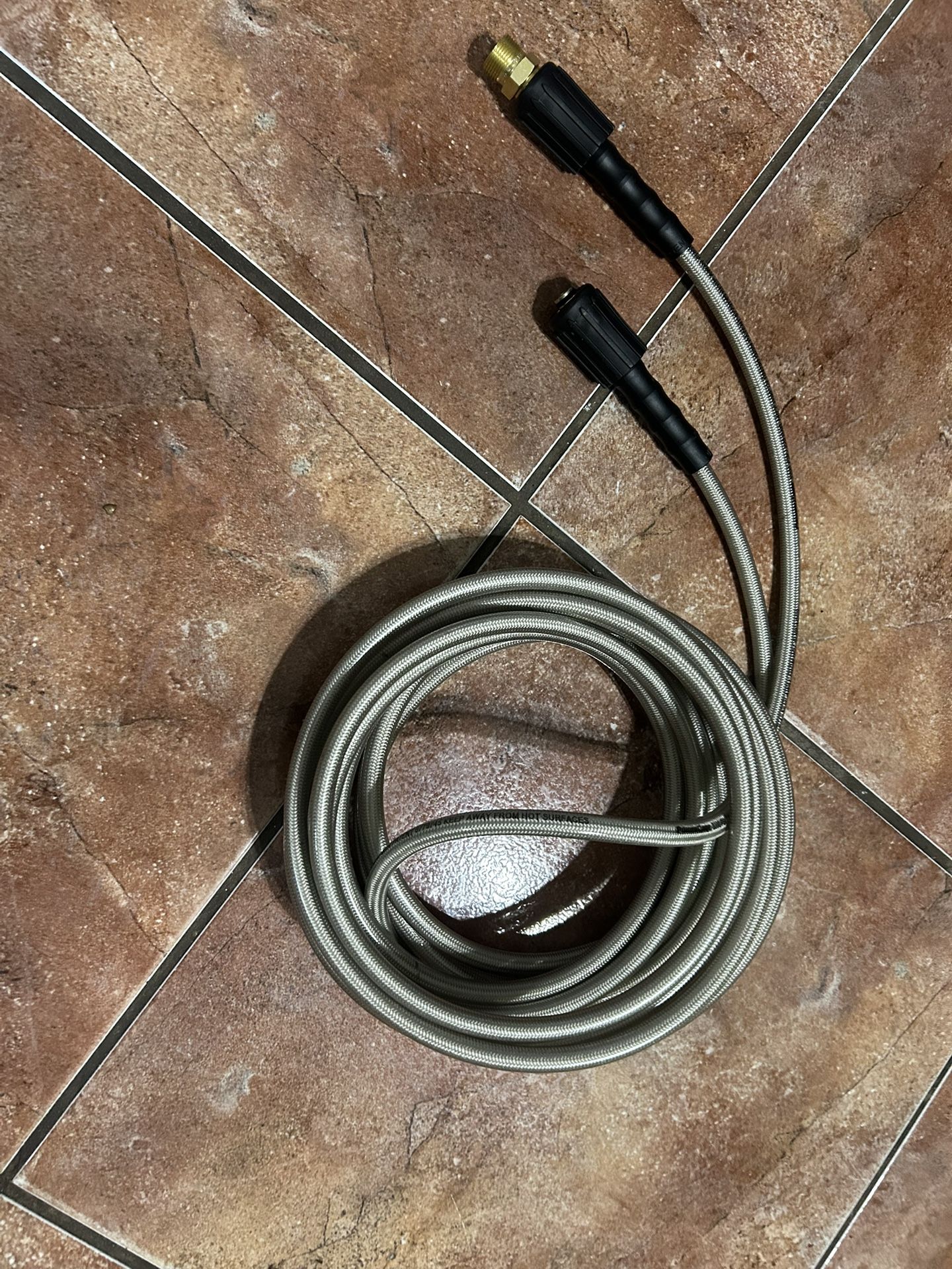 Powercare 1/4 in. x 25 ft. Replacement/Extension Hose with M22 Threaded Connections for 3200 PSI Cold Water Pressure Washers