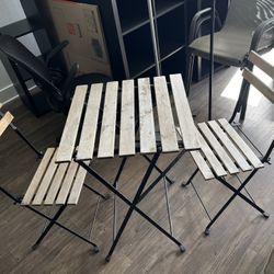 IKEA Patio Table and 2 Chairs 