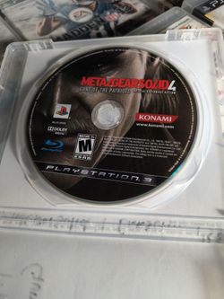 Metal Gear Solid 4 PS3 Disc