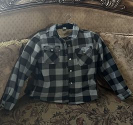Kids Cozy Flannel Jacket Size 10-12