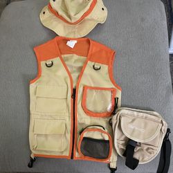 Kids Explorer/ Camp Fisherman Costume