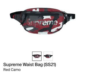 Supreme Authentic Waist Bag Red Camo