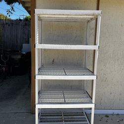 2 Plastic Shelf Home Organizer