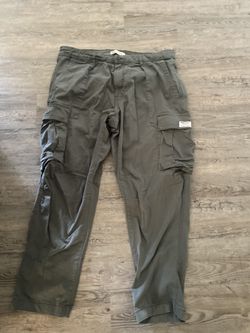 Green Baggy Zara Cargos 