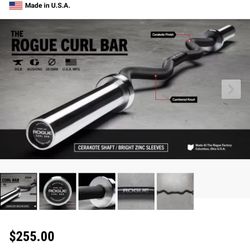 Rogue cerakote curl bar