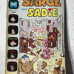 Sad Sack with Sarge and Sadie #2 Harvey 1972 in '' Getting Away ! ''