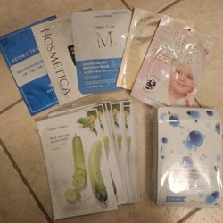 Korean Cosmetic Face Mask Sheets