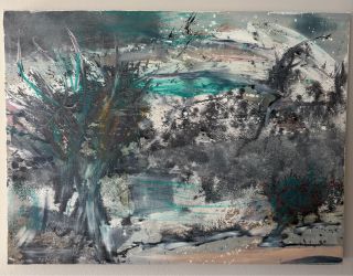 Original Ray Friesz Painting – Vintage California Art