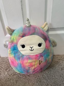 Rainbow allicorn/ unicorn  squashmallow-  style