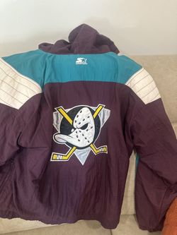 Vintage Mighty Ducks starter Jacket size Large