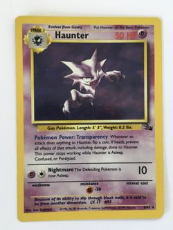 Haunter Rare Holo #6 Fossil Set WOTC 1999