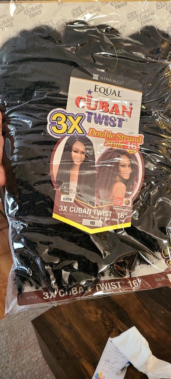 Two Packs Of Braiding Hair - NEW $10