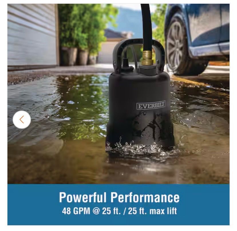 1/3 HP Submersible Aluminum Utility Pump
