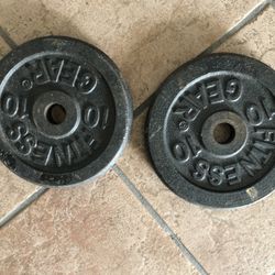 Weights 10 Set Used  Fitness Gear Obo