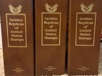 Golden Replicas of United States Stamps