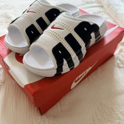New Nike Uptempo Sz 7 Slides 