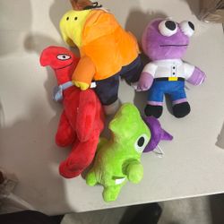 Smiling Friend Plush Toy Set (4)