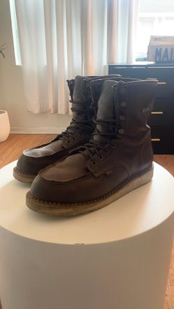 8” Georgia soft toe boots size 12 Wide