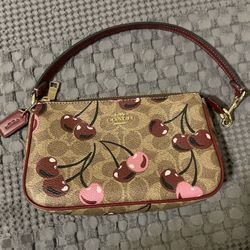 Coach Teri Cherry Print Shoulder Bag