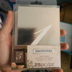Wedding Table Numbers.