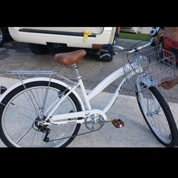 WEIZE 26-inch beach cruiser bike