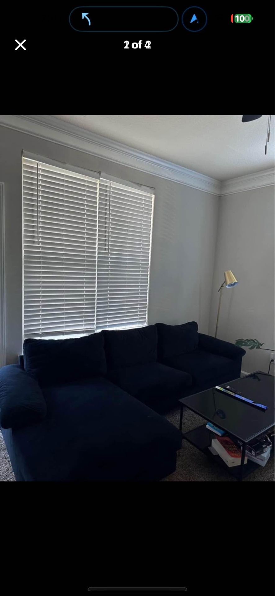 Black Sectional Couch