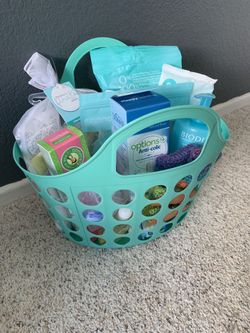 Gender neutral baby basket