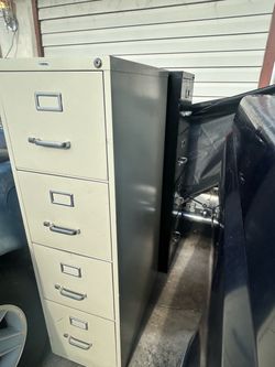 2 file cabinets