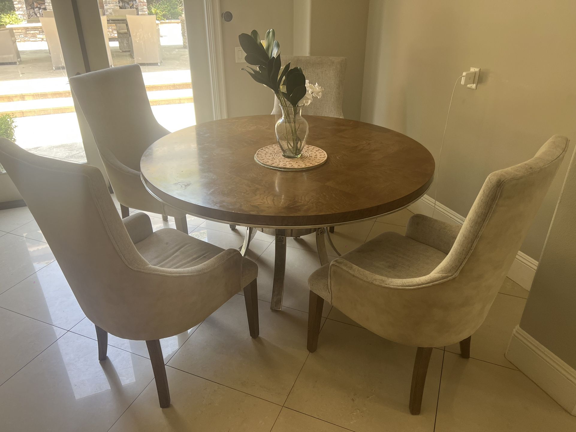 Dine Table And Six Chair