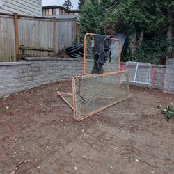 Lacrosse net with Side Flanks And Shooter Tutor