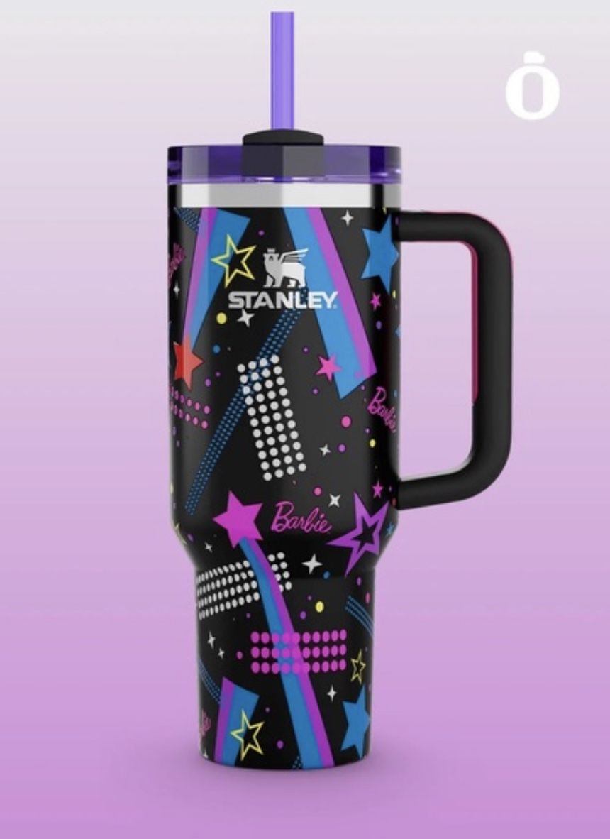 Stanley & Barbie Collab '80s Rockers Barbie 40 oz Dream Quencher