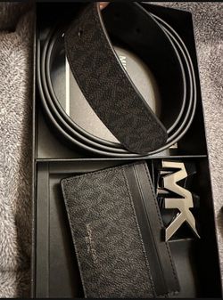 💙 Michael kors belt with cardholder set