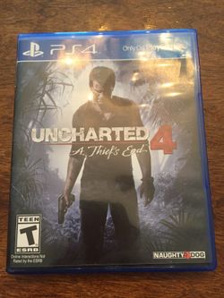 PS4 Uncharted 4 - excellent condition!