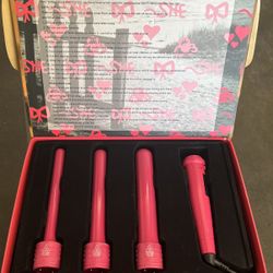 SHE super set By BTB Curlers 19mm, 25mm , 32mm And Flat iron