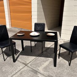 Dining Room Furniture Set $99 🎈🍀🎁🚚🎈 Dining And Kitchen Furniture, Table, Chair, Black Furniture, Glass Table, Kitchen Table, House, Storage Unit 