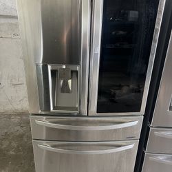 Lg 4 Door Refrigerator With Glass 