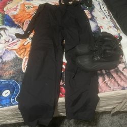 Snow Pants And Boots 