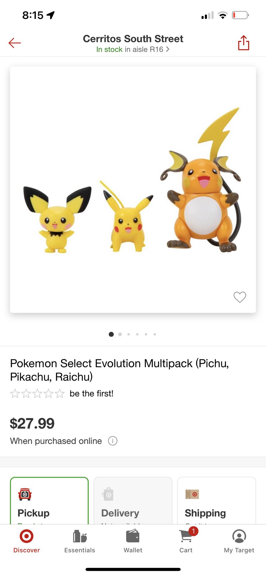 Pichu Pikachu Raichu Action Figure Select Evolution Pokémon