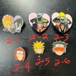 Naruto Enamel Pins