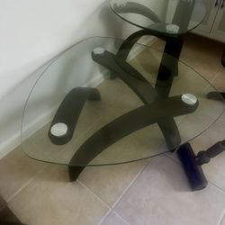 Coffee Table And Smaller Matching Table