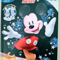 Disney Juniors Mickey Mouse 100 Anniversary Collectible Action Figure Book