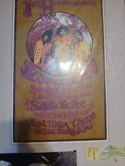 5 Jimi Hendrix Poster Picture Collectibles Excellent Condition
