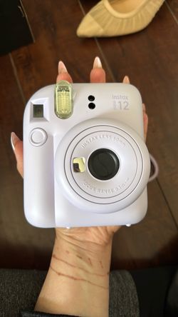 Instax mini 12 purple with case